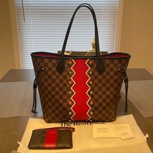 Louis Vuitton Neverfull MM Limited Edition Karakoram Tote